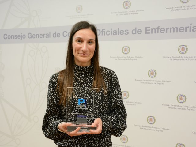 Laura Cabrera, ganadora del Ámbito Hospitalario
